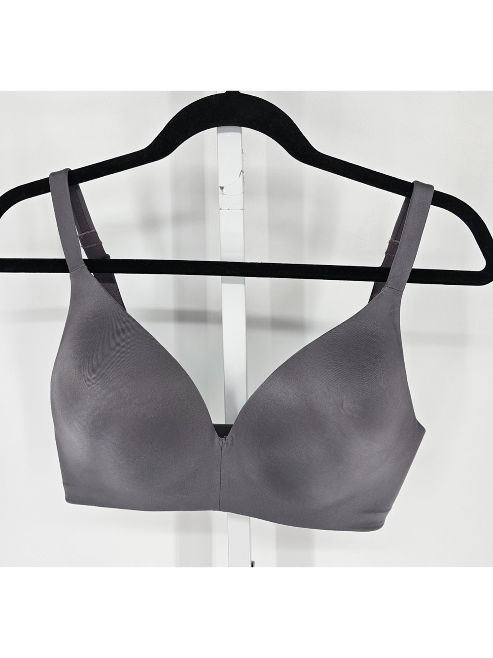 Modern Movement Womens Sz 36D Classic T Shirt Bra Dark Silver